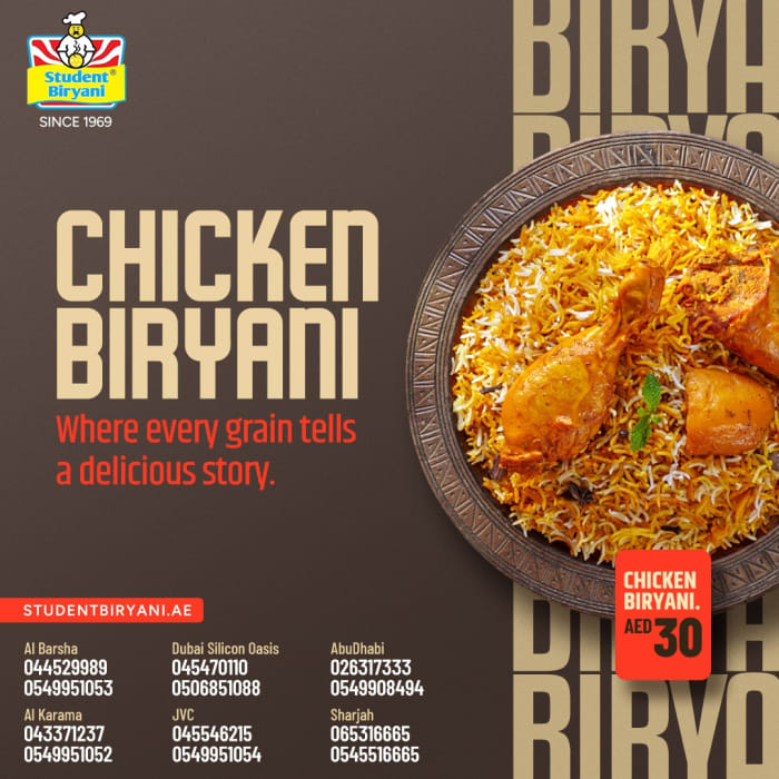 Student Biryani portfolio project 2
