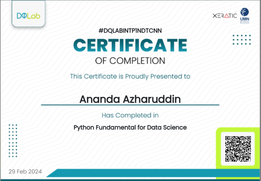 Python Fundamental for Data Science