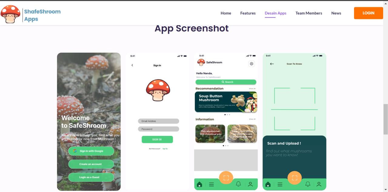 ShafeShroom Apps