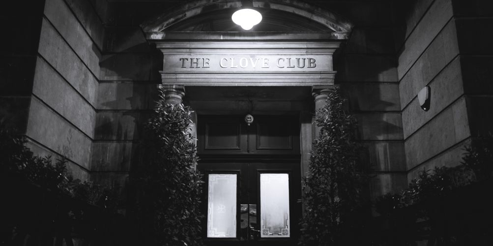 The entrance to The Clove Club