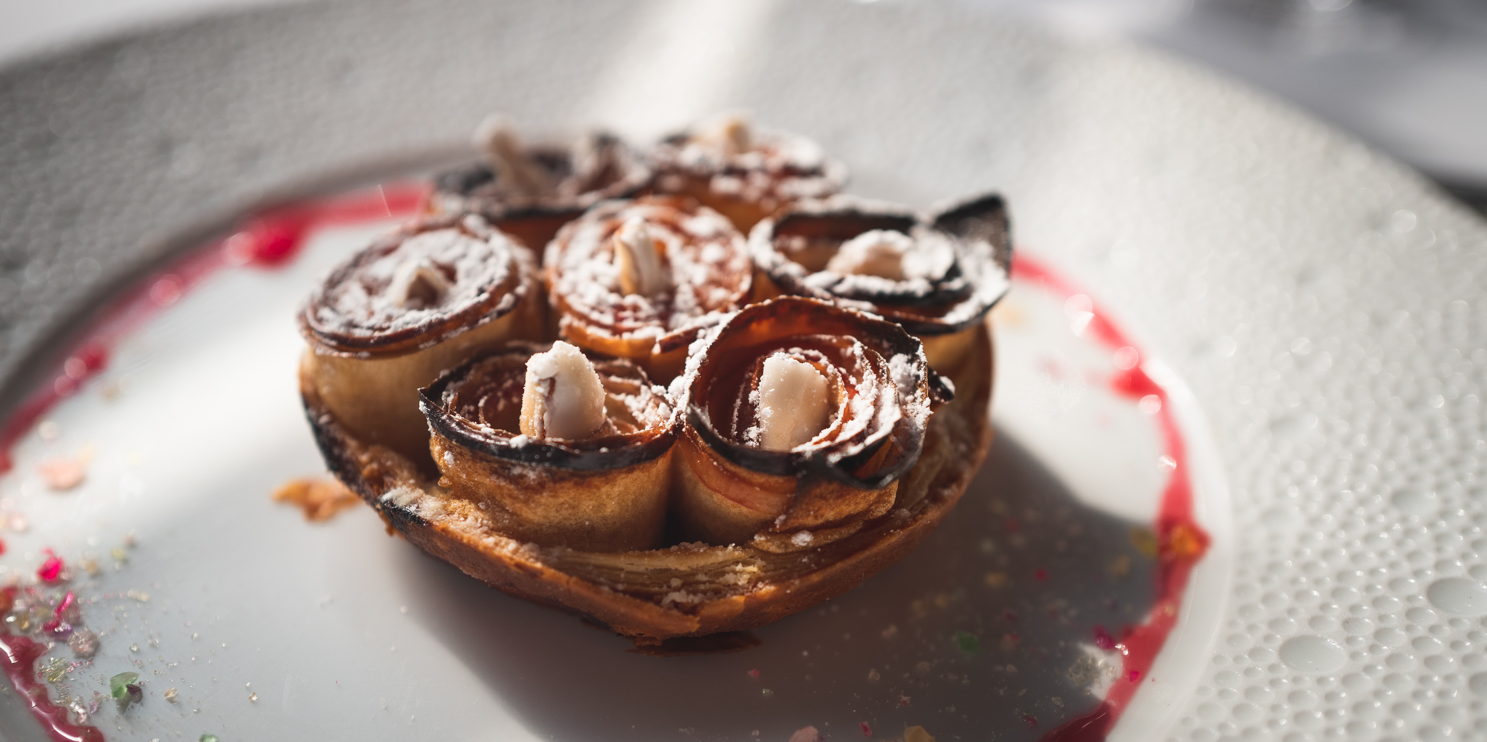 A stunning apple tart