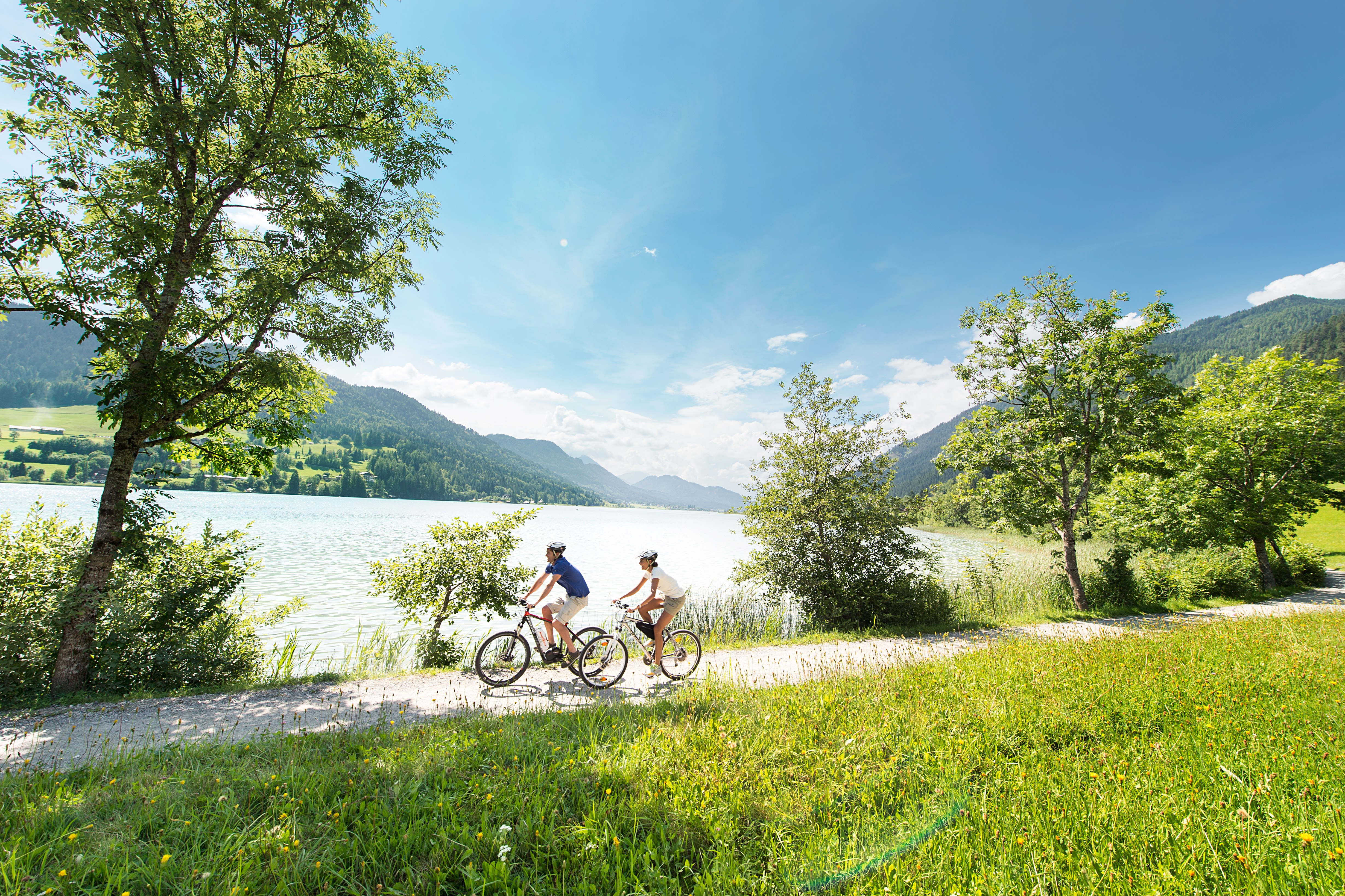 Fietsen Weissensee