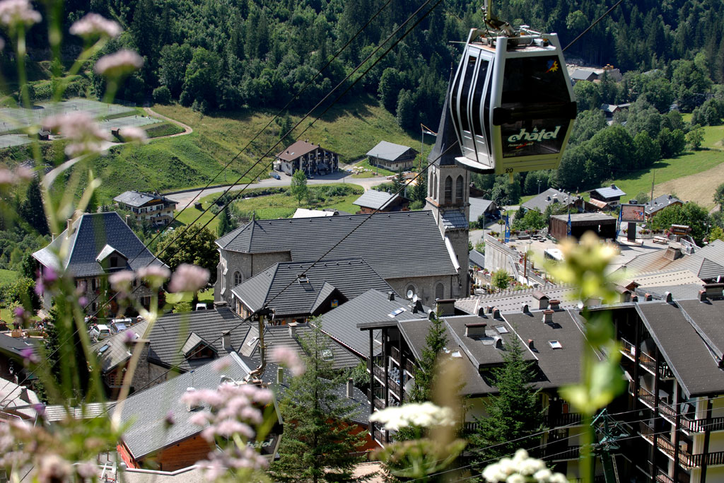 Châtel en telecabine super Châtel 