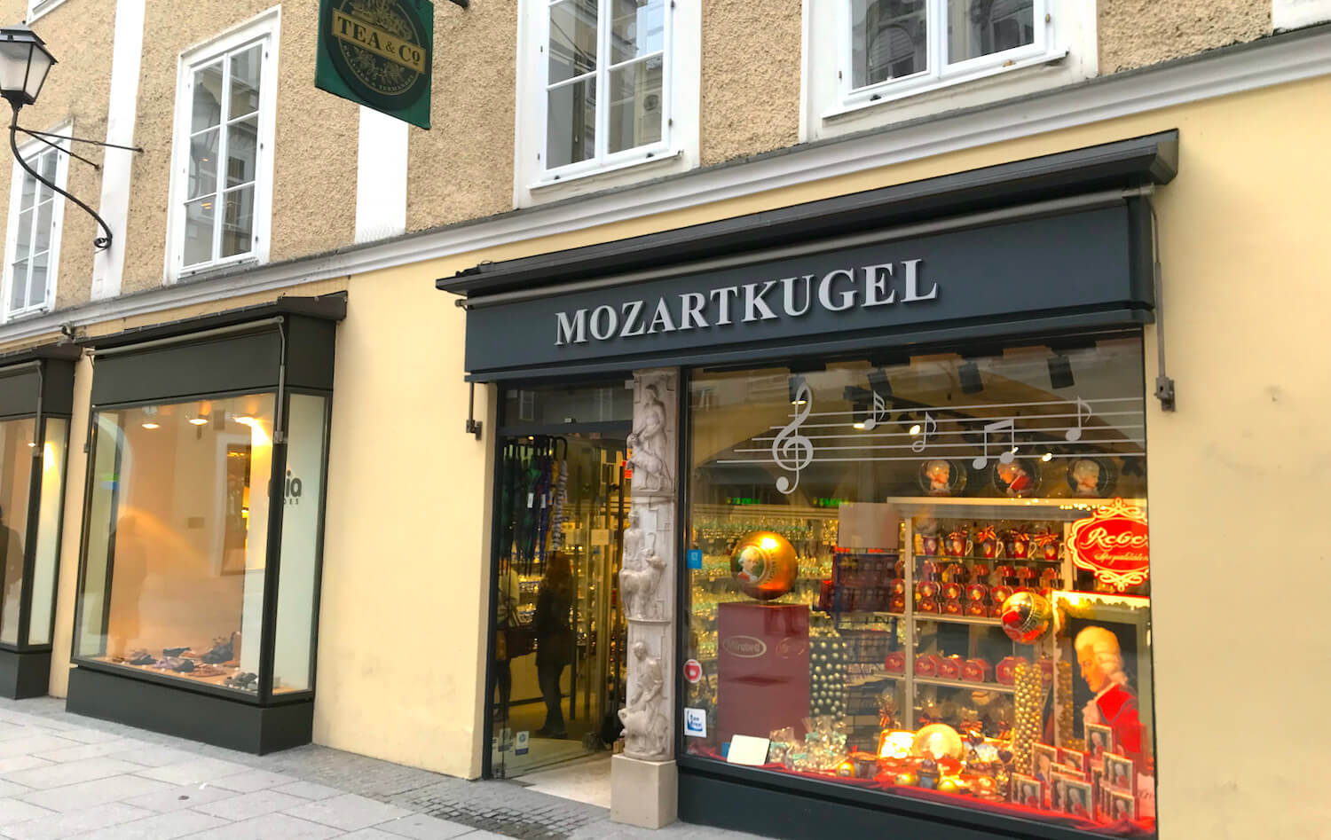 Mozartkugeln Salzburg Winkel Mozartkugeln in Salzburg