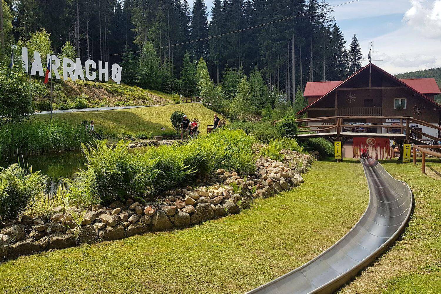 Bobsleebaan in Harrachov