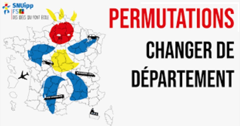 Le mouvement interdépartemental est lancé. Annexes et adresses utiles