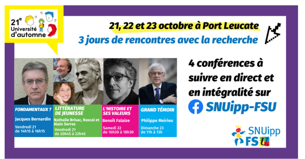 UDA 2022 c’est aussi à la maison ! SNUippFSU 84