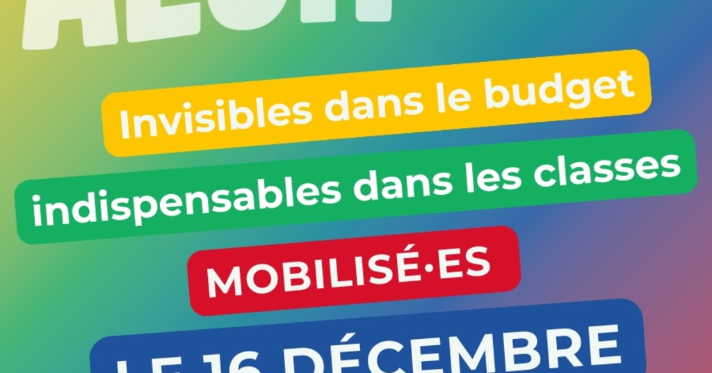 Semaine de mobilisation pour la création d'un corps d'AESH | FSU-SNUipp 06