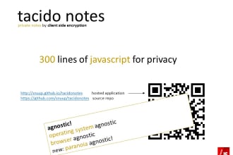 tacido notes presentation image