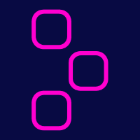 Dependency-Track logo with three magenta rounded-square outlines on a dark navy background