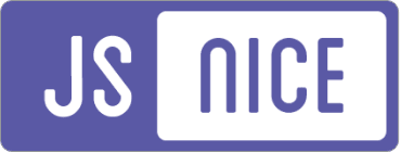 JS Nice-Logo in Weiß und Violett