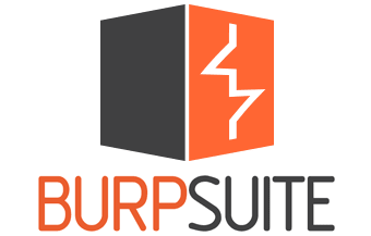 Burp Suite logo with a black-and-orange shield icon and the words “BURP SUITE”