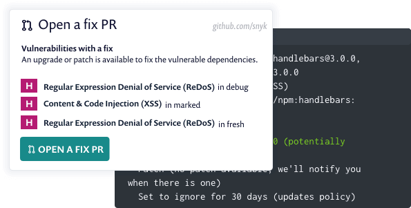 Fix your vulnerabilities pull request