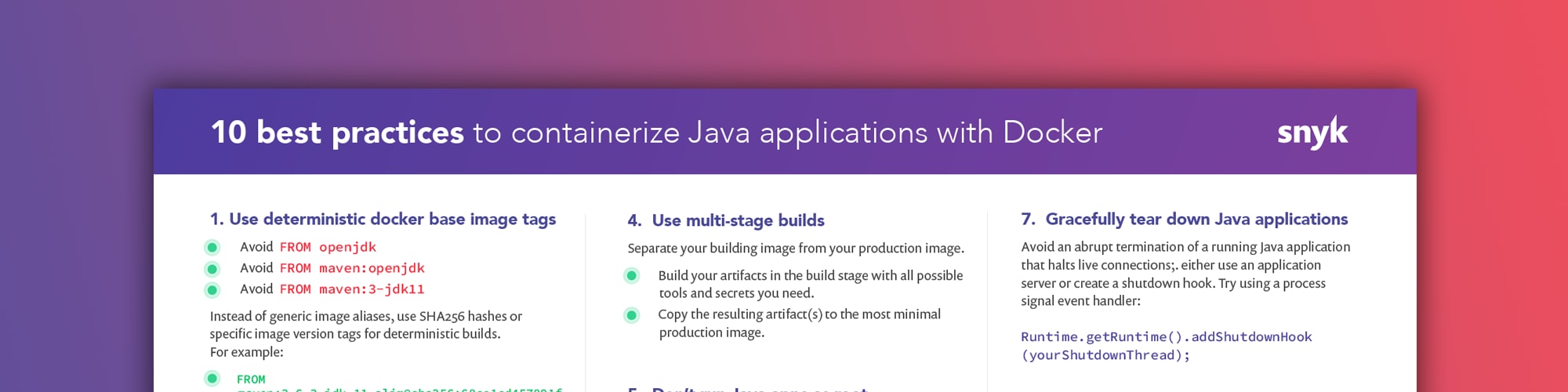 Java container