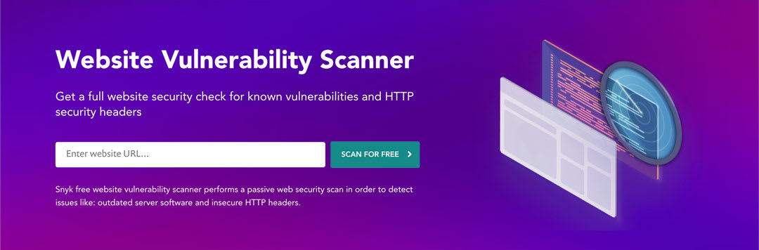 Website Scanner | Website Security Check for Free | Snyk