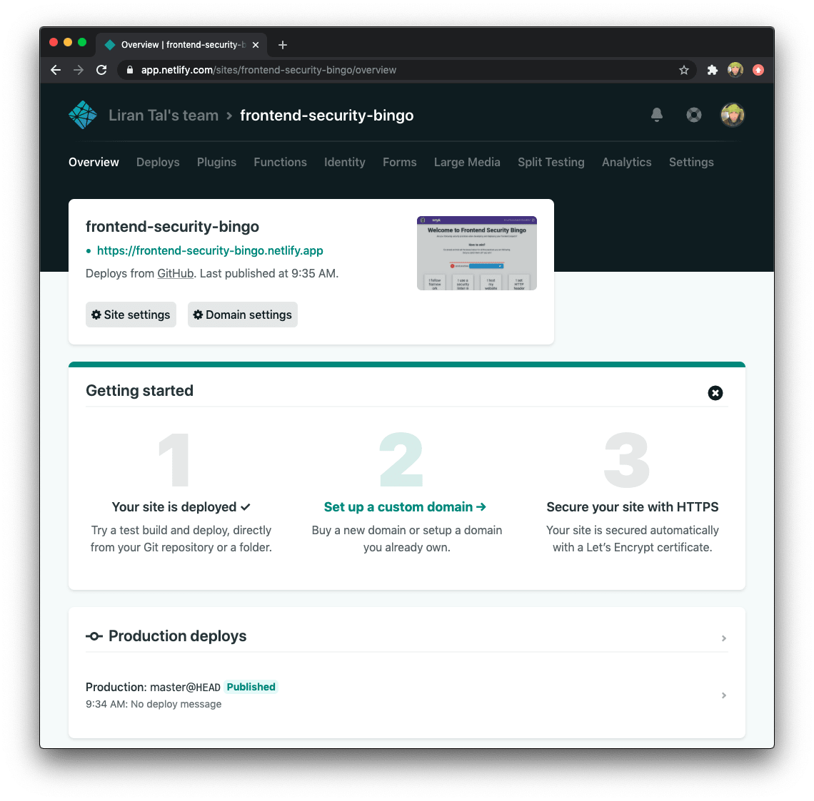 How to deploy a Vue.js Jamstack application