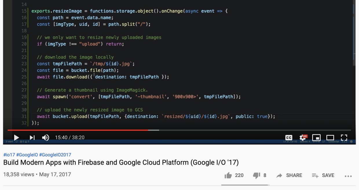 build modern apps with firebase and google cloud platform google i/o 2017