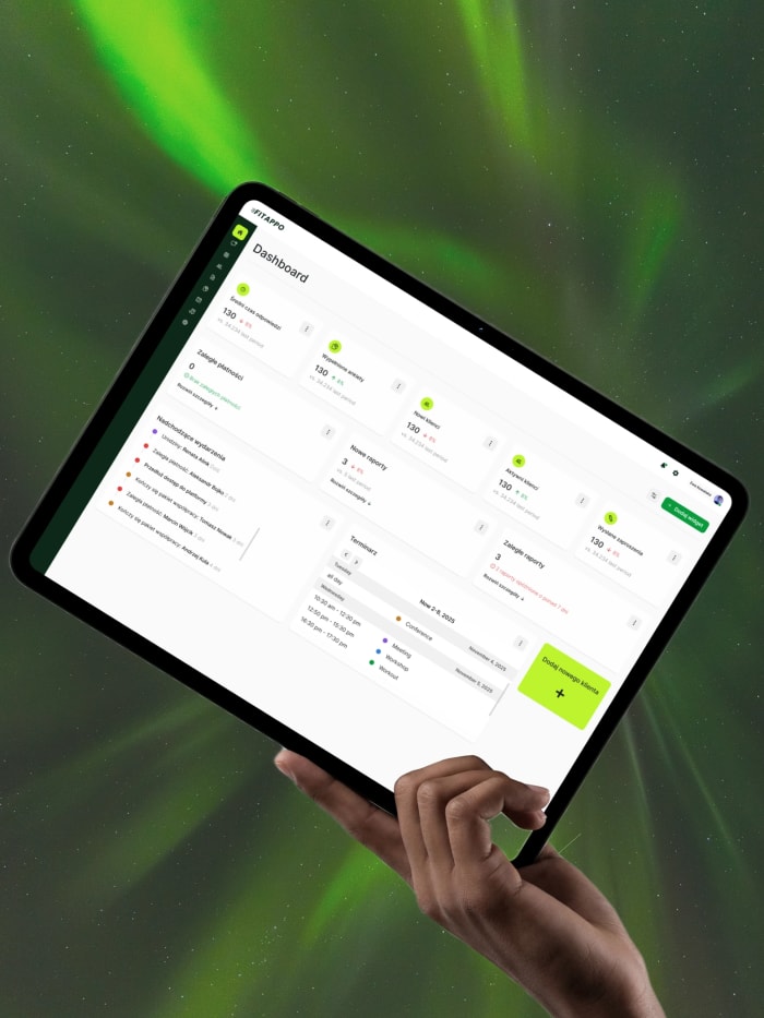 Design work sample — dashboard overview