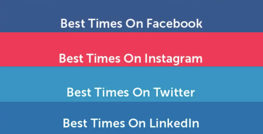 Plan your social post timings with this handy infographic - stoppress.co.nz