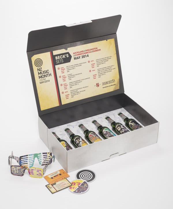 Beck's continues its paper-based creativity with cardboard boom box ...