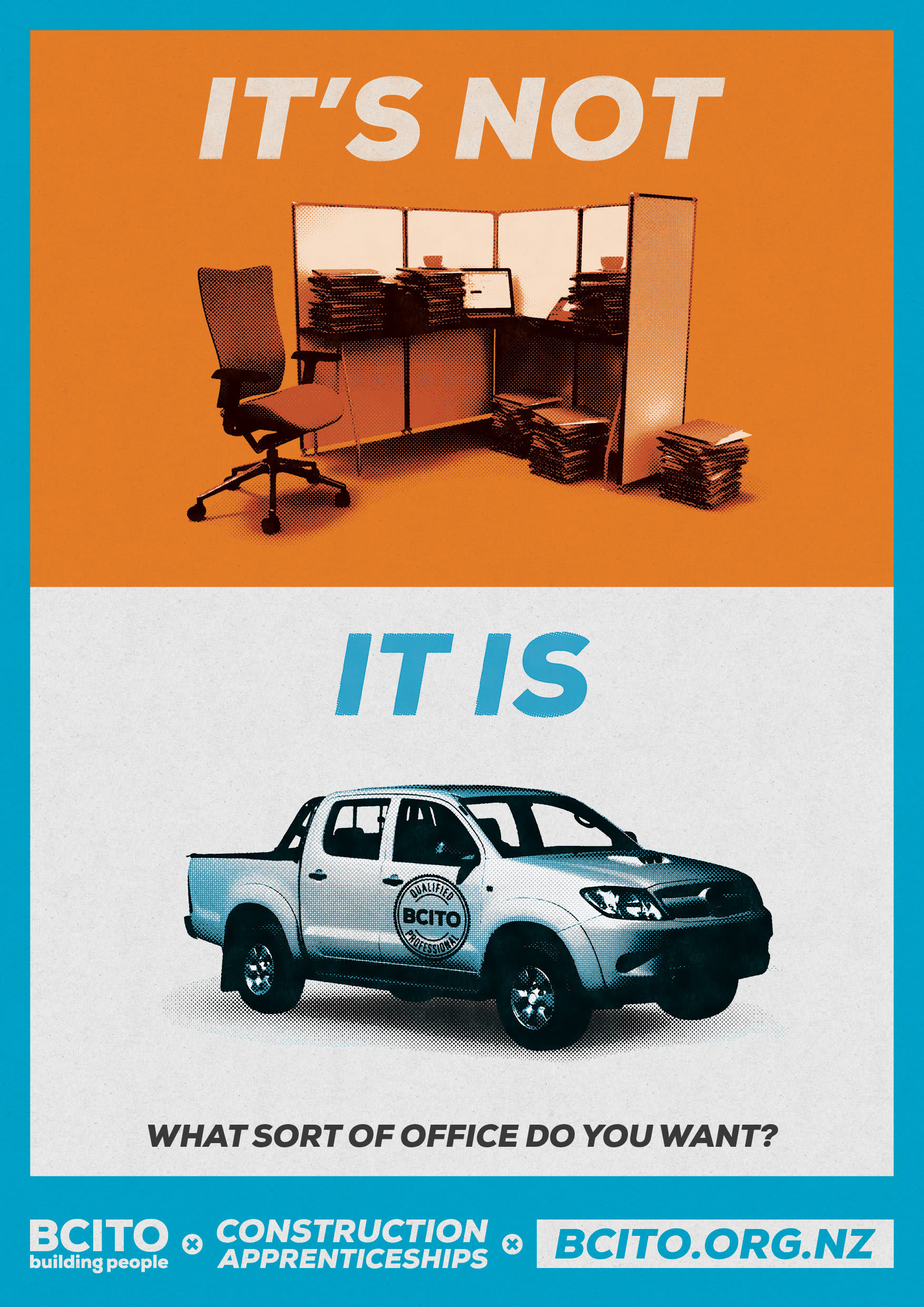 BCITO uses the power of juxtaposition to promote life on the tools ...