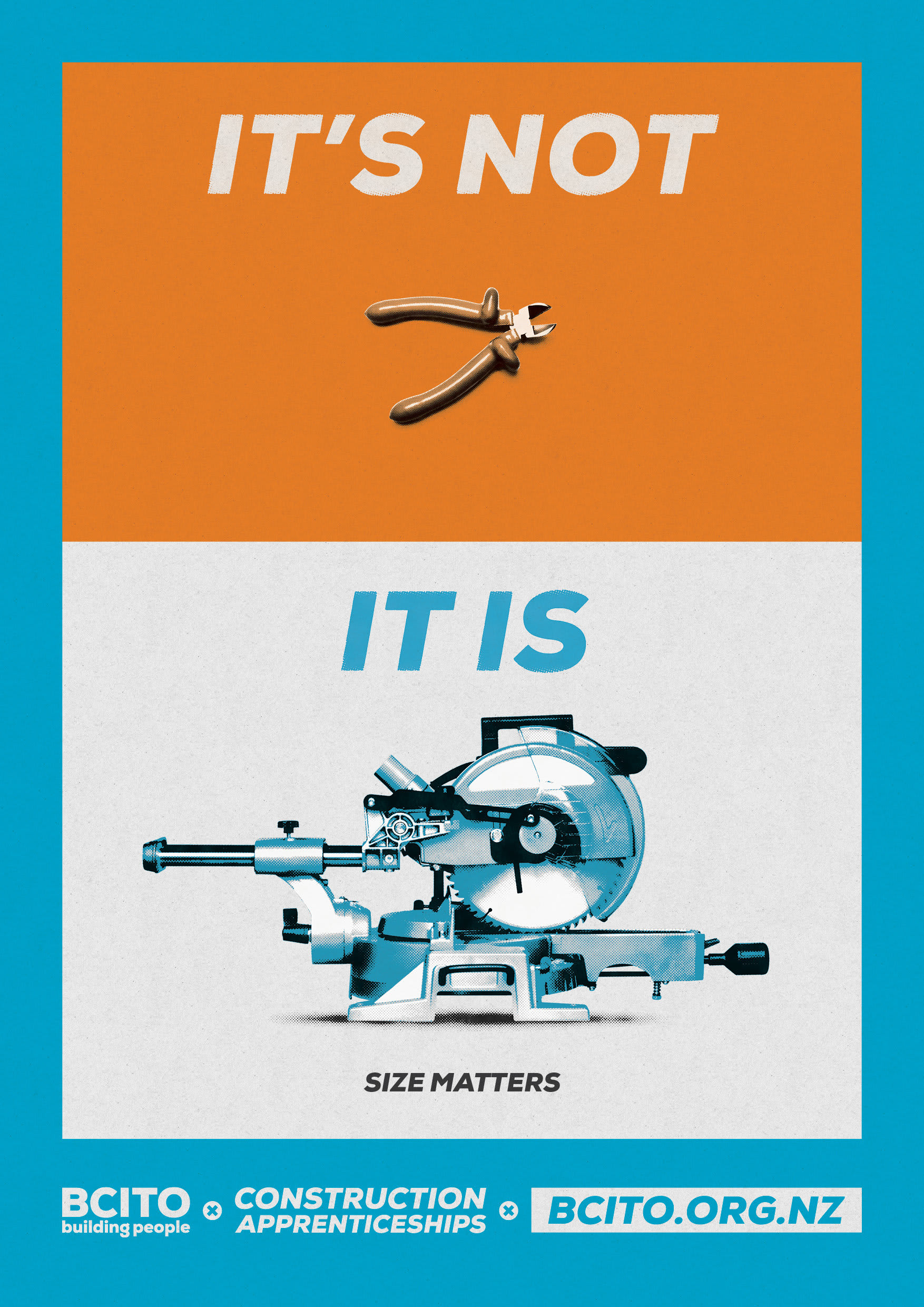BCITO uses the power of juxtaposition to promote life on the tools ...
