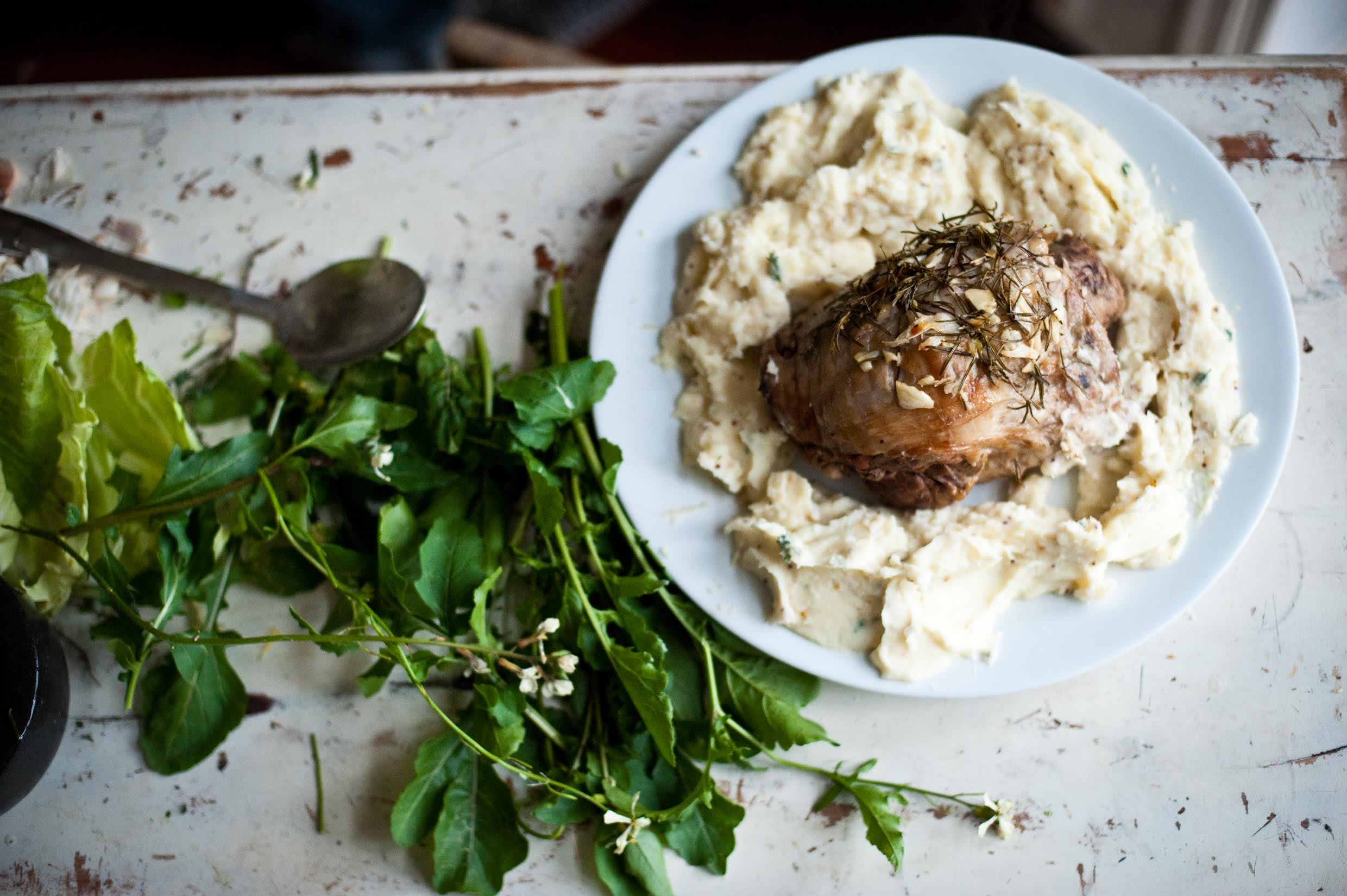 Slow roasted rolled organic lamb shoulder Good Magazine