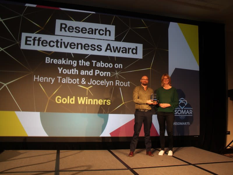 Kantar Public youth and porn research wins gold in top global award