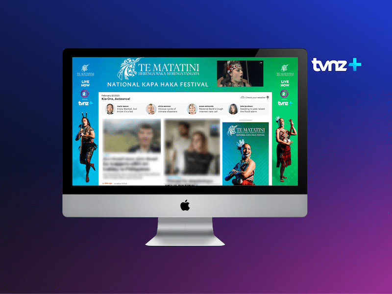 TVNZ and dentsu Media bring Te Matatini Kapa Haka festival online