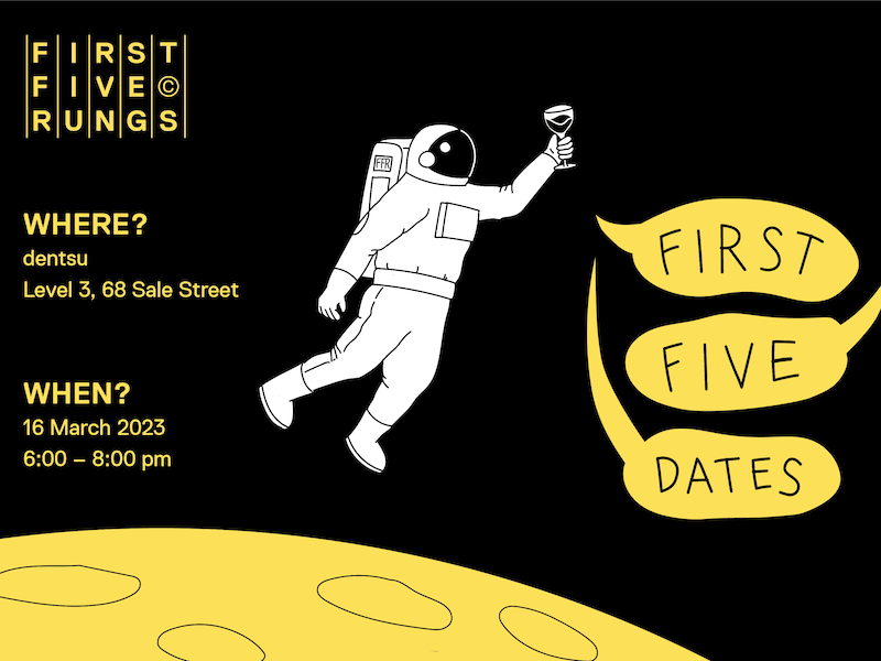 First Five Rungs invites emerging talent to networking dates