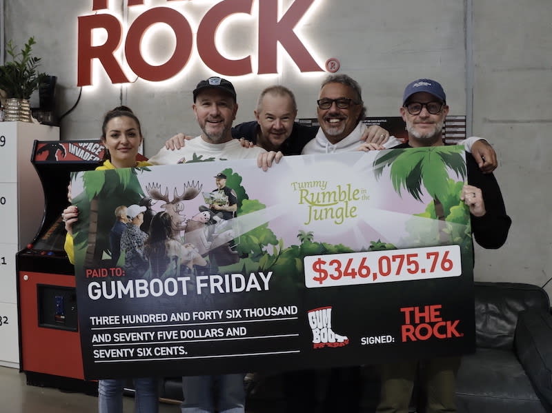 The Rock Morning Rumble raises $346k+ for Gumboot Friday - stoppress.co.nz