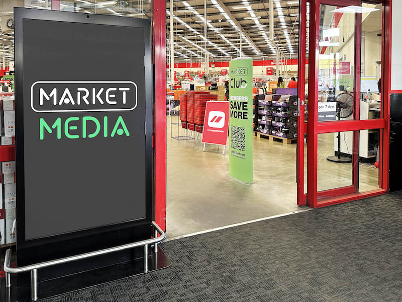 MarketMedia and oOh!media light up screens in The Warehouse and Noel
