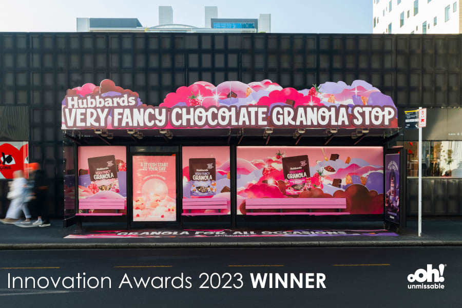 Hubbards take the win at oOh!Media Innovation Awards