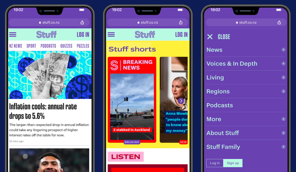 Stuff launches new-look website - stoppress.co.nz
