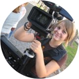 SOCAPA Advanced Filmmaking student with camera