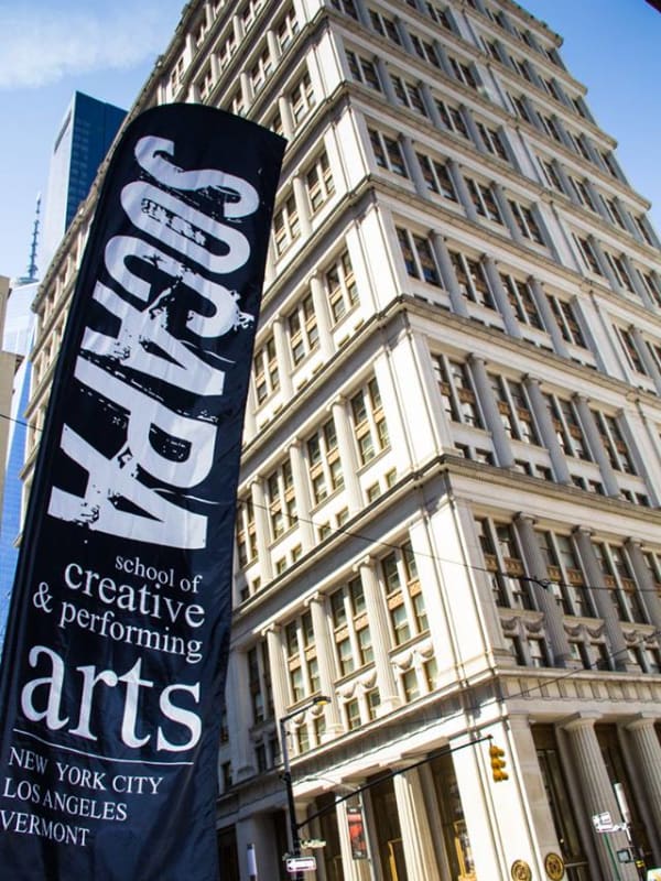 College campus courtyard