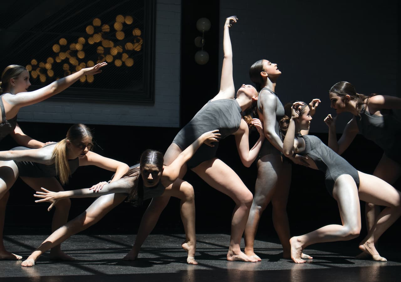 Summer Dance Intensive performers on camera