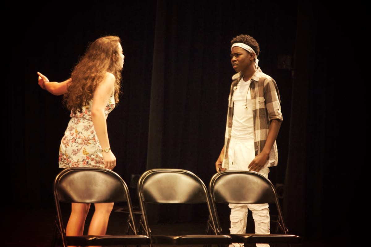 High School Actors Perform Scene