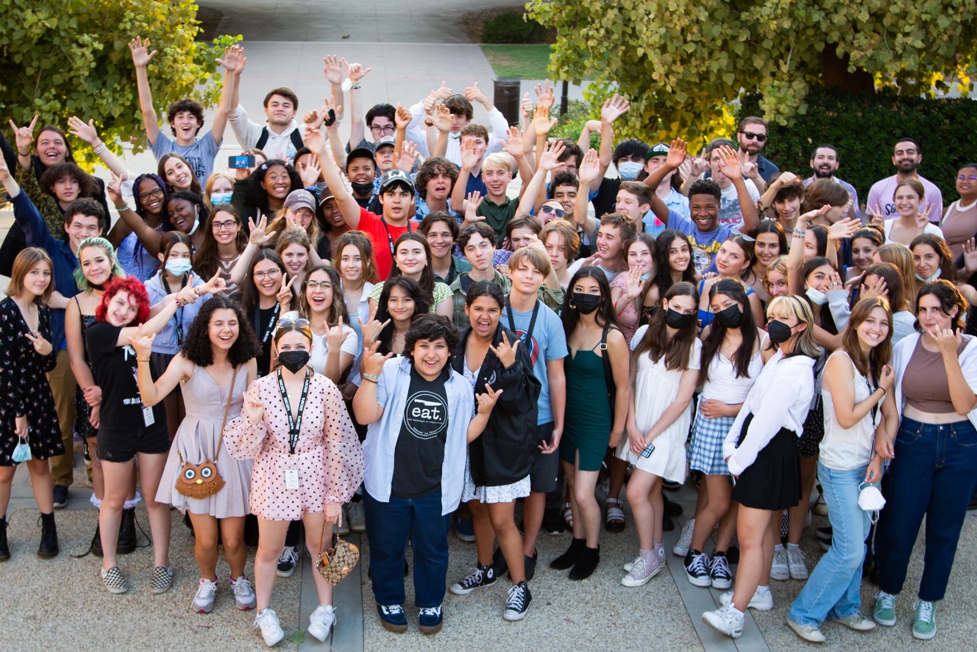 SOCAPA students and staff gathered together in Los Angeles