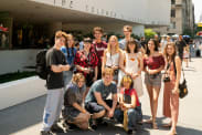 USA Travel Program Campers at Museum in New York