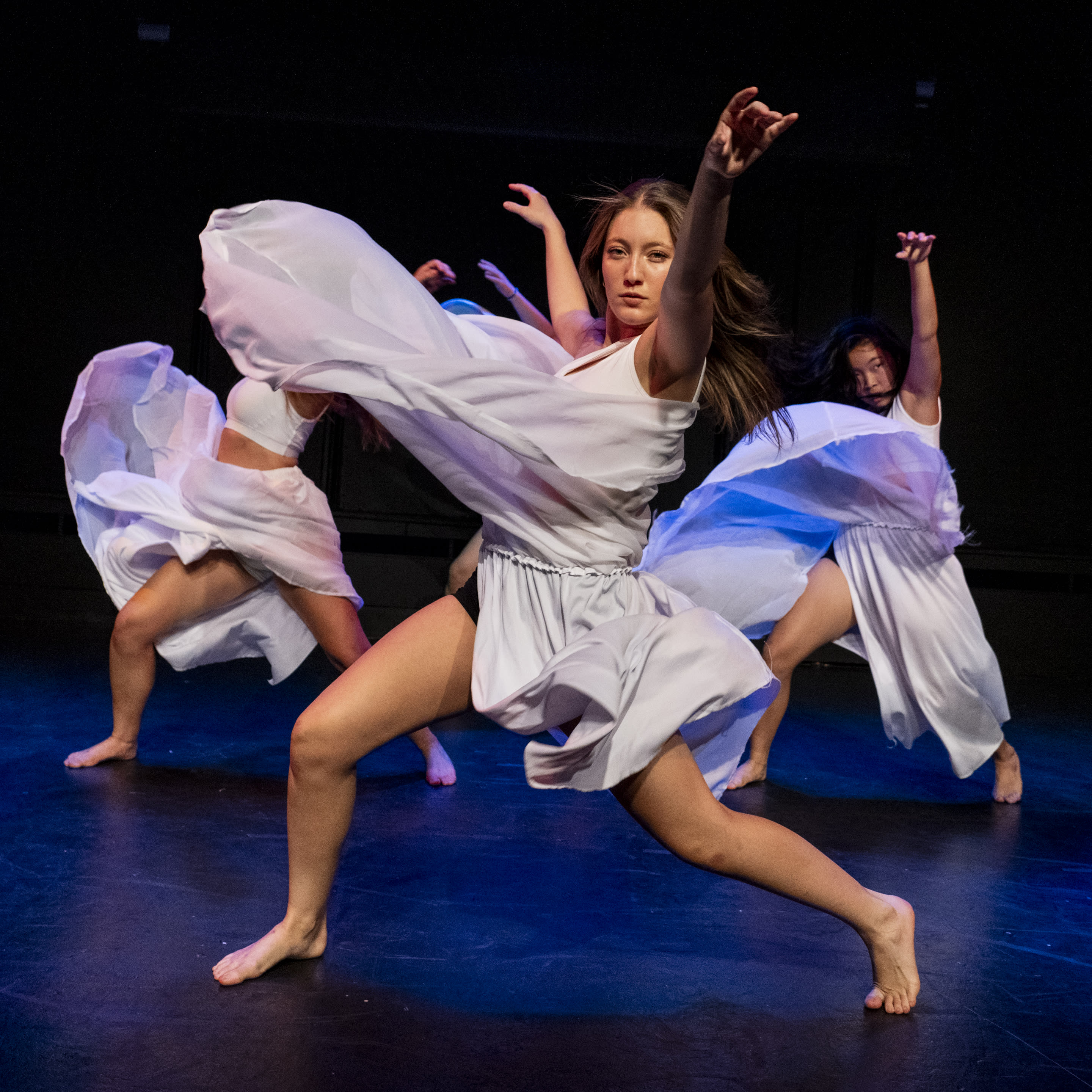 SOCAPA dance students embracing after a performance