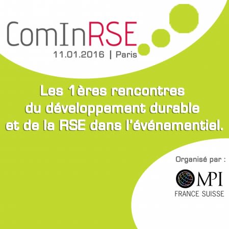 ComInRSE : une journée pour inspirer la Meeting Industry francophone autour de la RSE