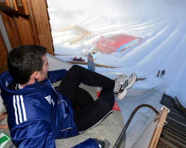 Les sensations fortes et glacées du Tobogganing Park