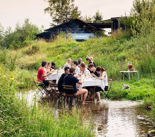 Extreme Dining ou la gastronomie événementielle en pleine nature