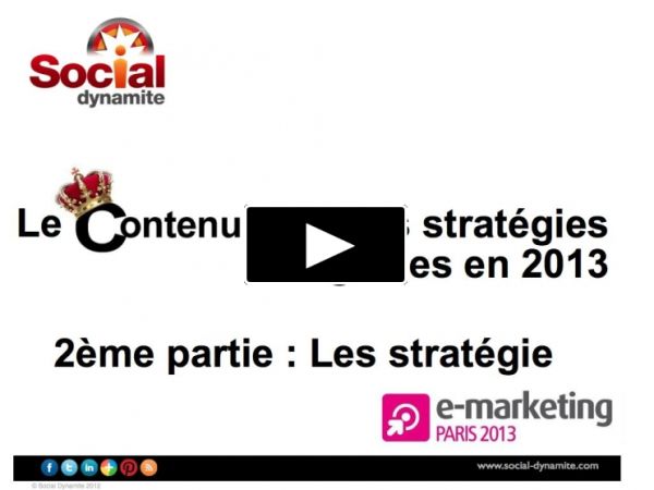 Le contenu ROI des stratégies digitales en 2013 (3/3)