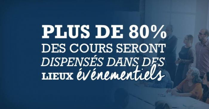 LéCOLE nomade : pas de routine pour les étudiants de la filière événementielle