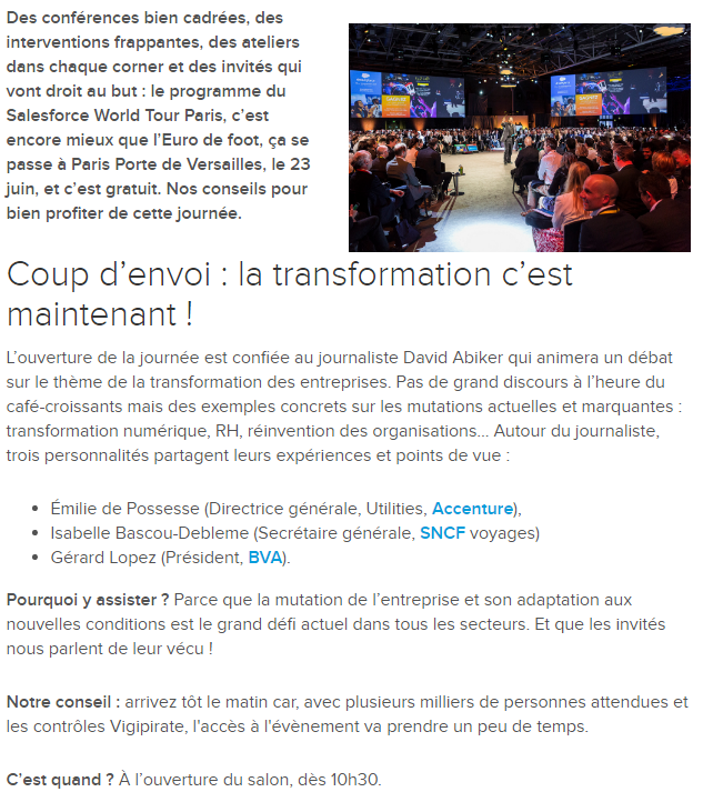 Salesforce 23 juin Article