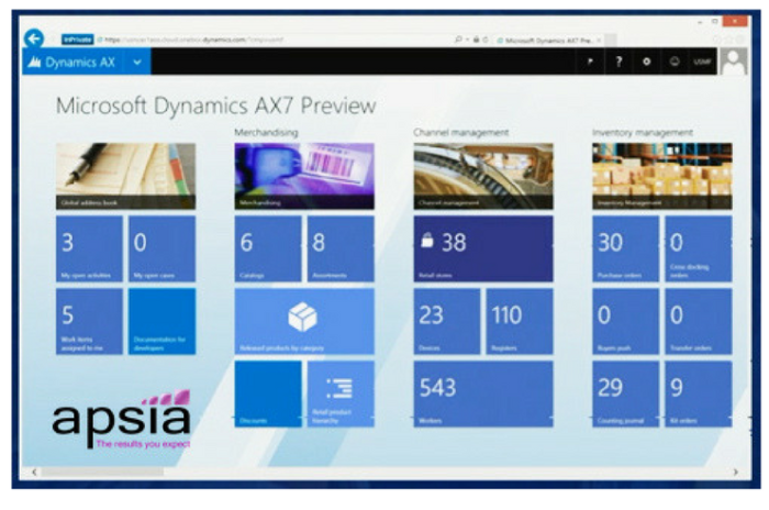 Microsoft Dynamics AX 7 arrive !