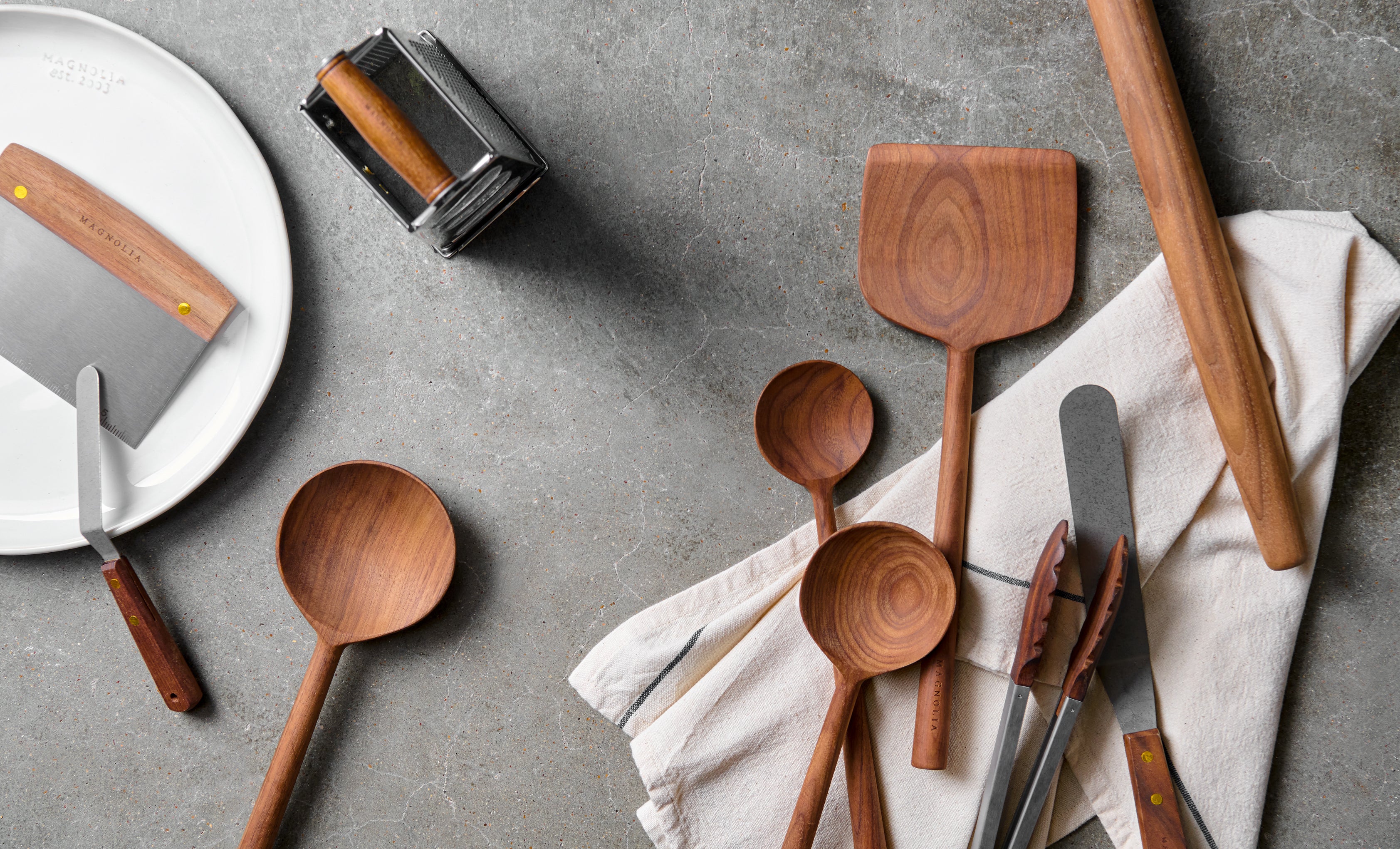 Black Walnut Wood Kitchen Utensil Collection - World Market