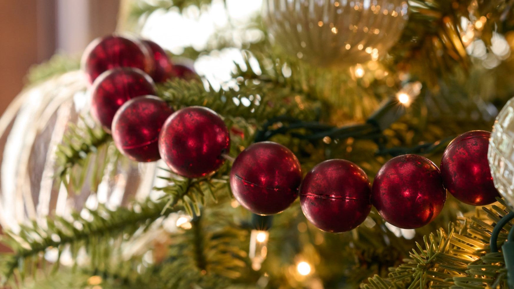 garland to use as table decor, hang on your tree and mantel.